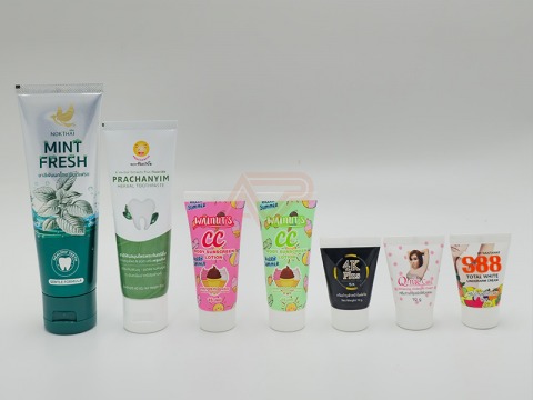 สินค้าหลอดพลาสติกที่เราทำ